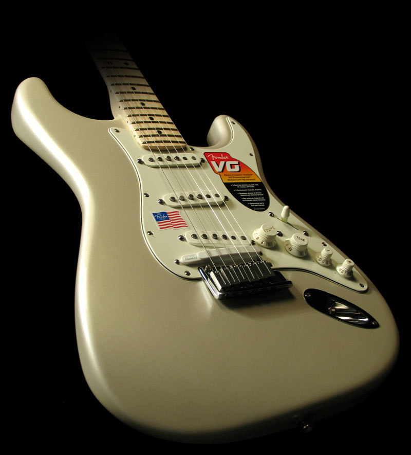 fender strat 139761105443486370 2007 Fender Vg Stratocaster Guitar Blizzard Pearl